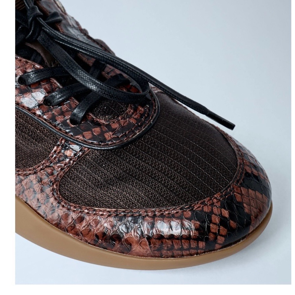 MIU MIU Gymnasium python printed technical fabric… - image 4